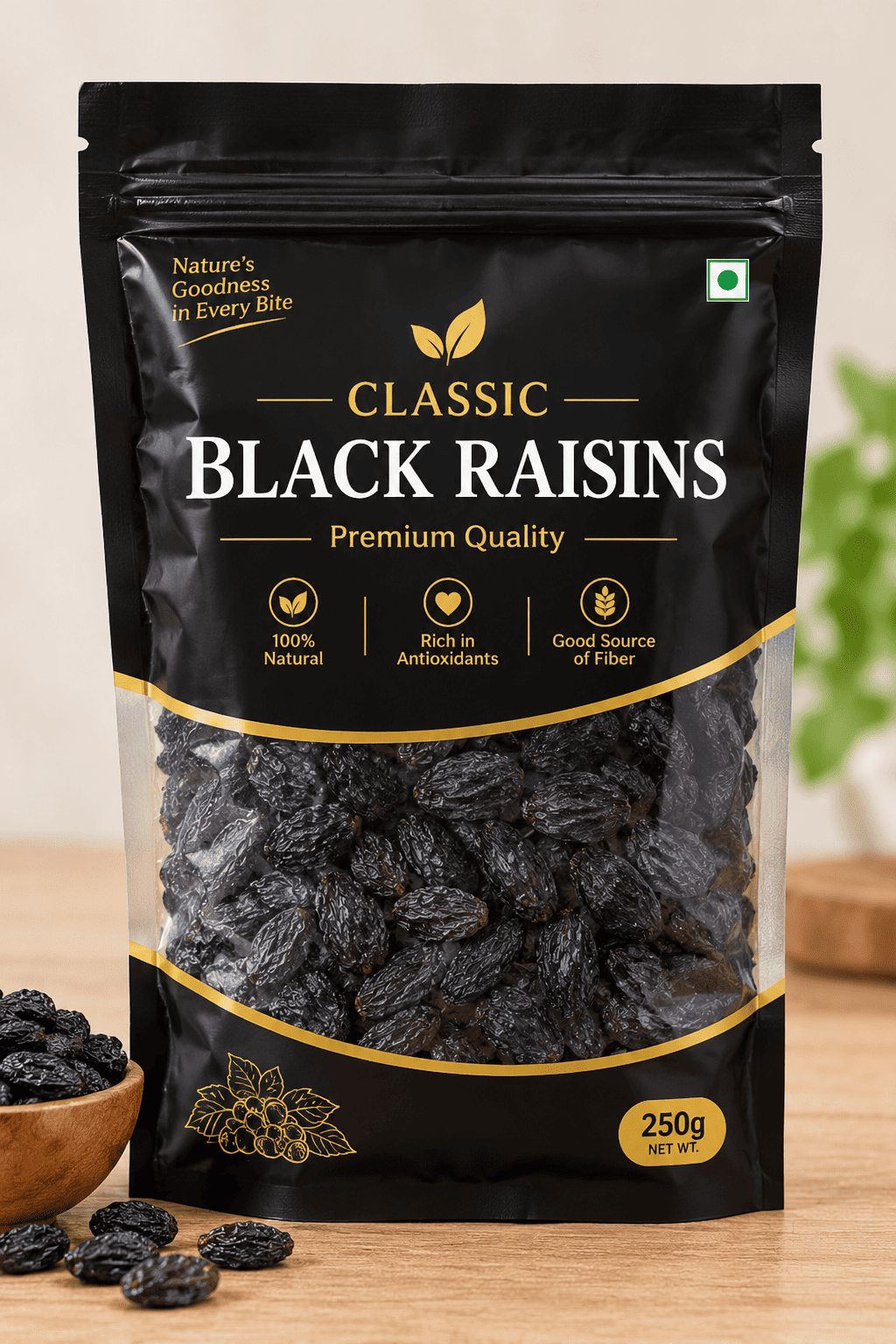 Classic Black Raisins