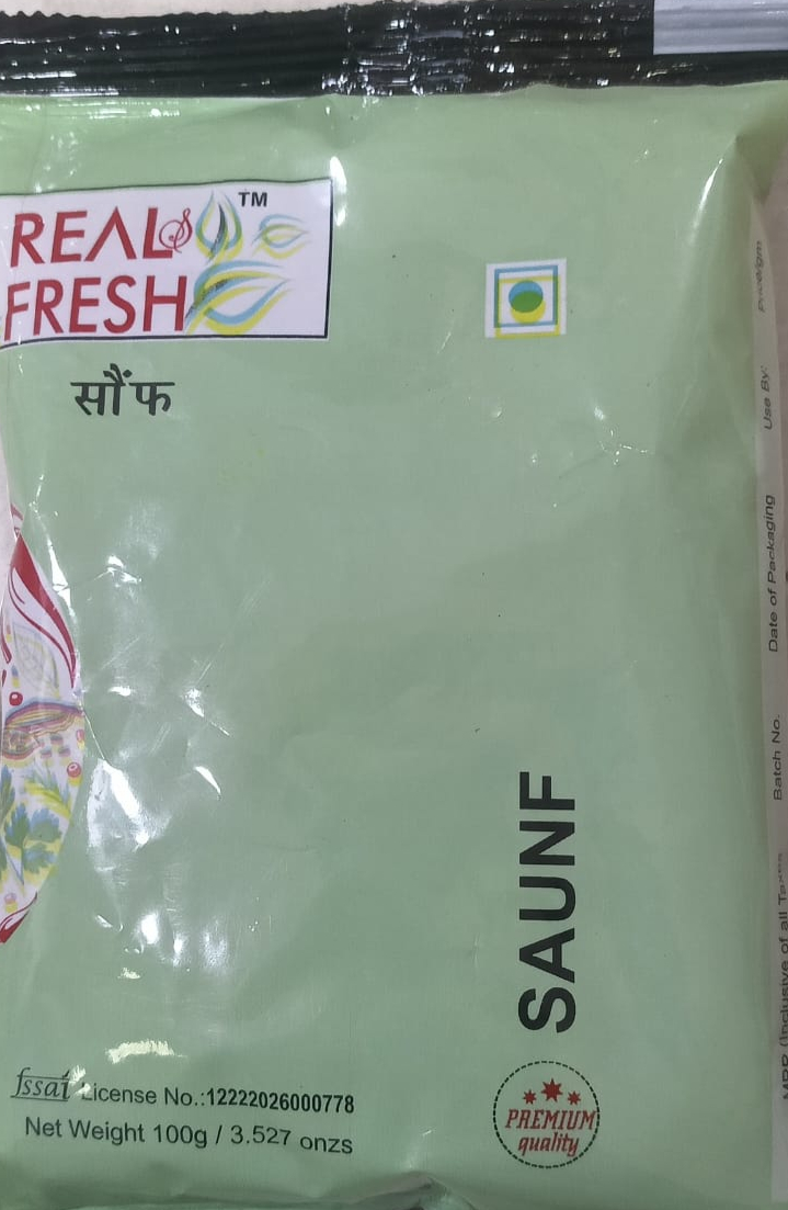 Real & Fresh Fennel Seeds (Saunf)