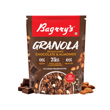 Bagrry's Belgian Dark Chocolate & Almonds Granola
