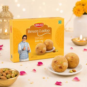 Besan Laddu Bikaji