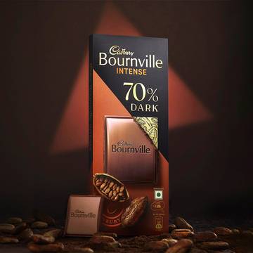 Cadbury Bournville 70% Dark Dark Chocolate Bar