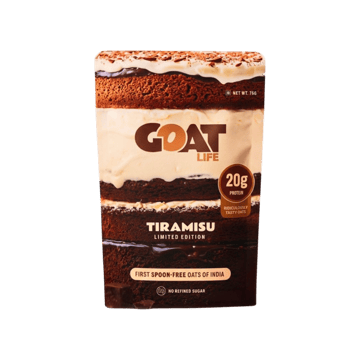 GOAT Life Tiramisu High Protein Overnight / Instant Oats