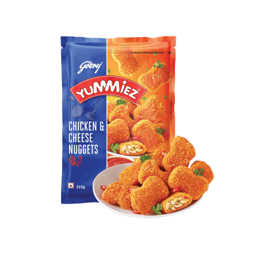 Godrej Yummiez Cheese & Chicken Nuggets (Frozen)