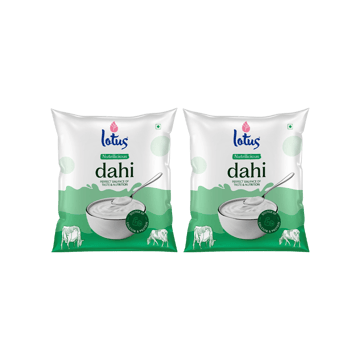 Lotus Nutrilicious Pouch Curd - Pack of 2