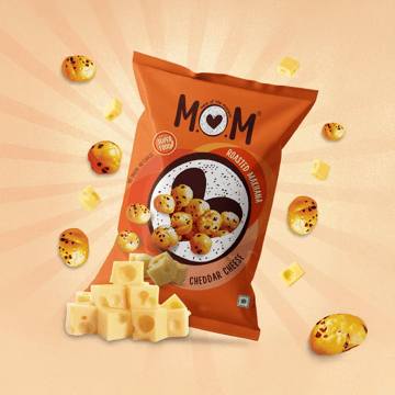 MOM Roasted Flavoured Makhana Cheddar Cheese