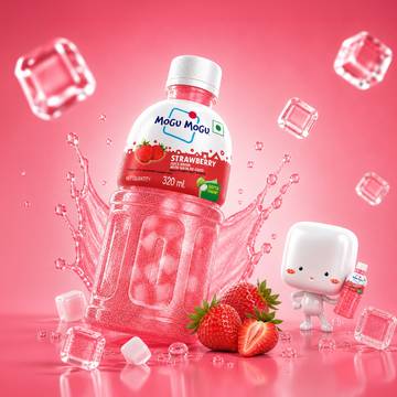 Mogu Mogu Strawberry Fruit Drink