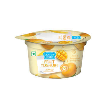 Mother Dairy Mango Flavoured Yogurt
