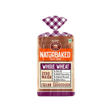 Naturbaked Whole Wheat Bread (Zero Maida)