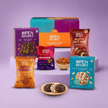 Open Secret Brownie, Dry Fruits & Biscuits Gift Pack