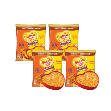 Saffola Classic-Masala Oats - Pack of 4