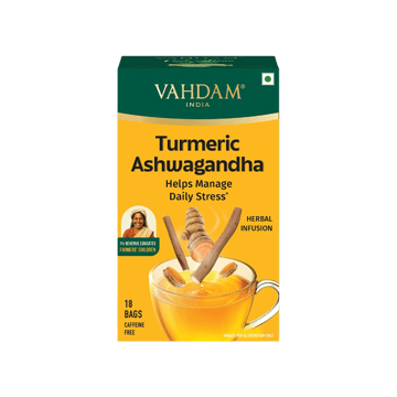 Vahdam Turmeric Ashwagandha Herbal Infusion