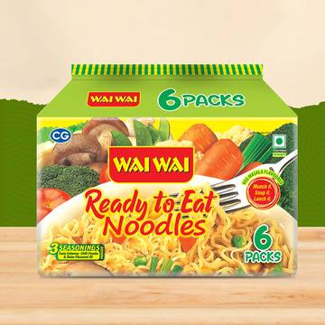 Wai Wai Ready To Eat Veg Masala Noodles