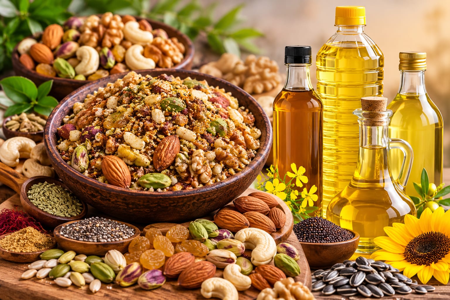 Dry Fruits, Masala & Oil
