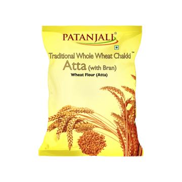 Patanjali Traditional Whole Wheat Chakki Atta (with Bran)