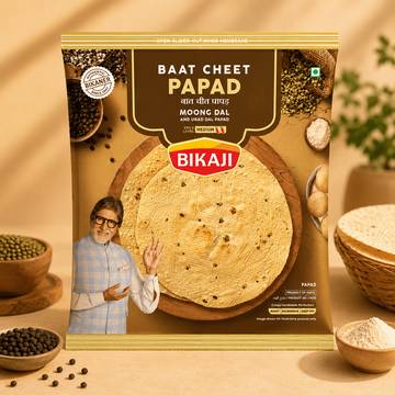 Bikaji Baat Cheet Moong and Urad Dal Papad
