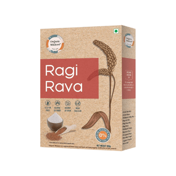 Organic Wisdom Gluten Free Ragi Rava (Sooji)