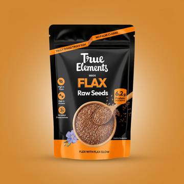 True Elements Flax Seeds - Fibre and Protein Rich