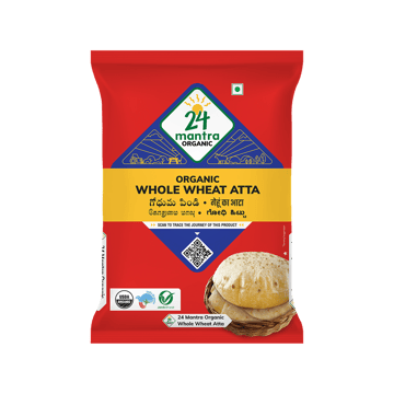 24 Mantra Organic Premium Whole Wheat Atta