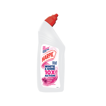 Harpic White and Shine Disinfectant Toilet Bleach Liquid (Bleach)