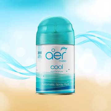 Godrej Aer Matic Air Freshener - Cool Surf Blue (Cool Surf Blue)