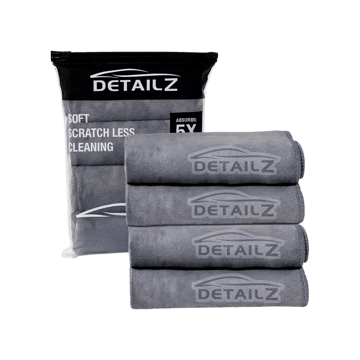 PRO HOME All Purpose Cleaning Microfiber Cloth (Grey)