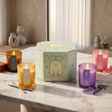 Ekam Soy Wax Scented Jar Candle Gift Set