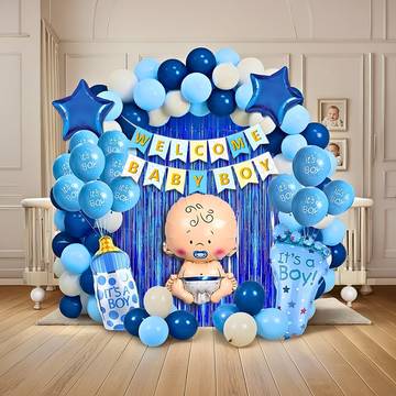 Welcome Baby Boy Decoration Kit by Shimmers