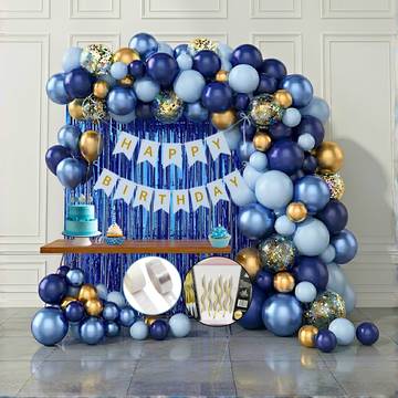 Blue Theme Birthday Decoration Kit by Shimmers