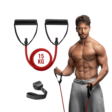 Slovic Stretch 15kg Resistance Tube for Full Body Workout