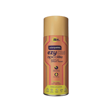 Asian Paints ezyCR8 Apcolite Gold Spray Paint