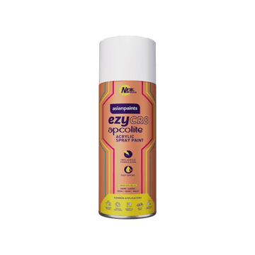 Asian Paints ezyCR8 Apcolite Matte White Spray Paint