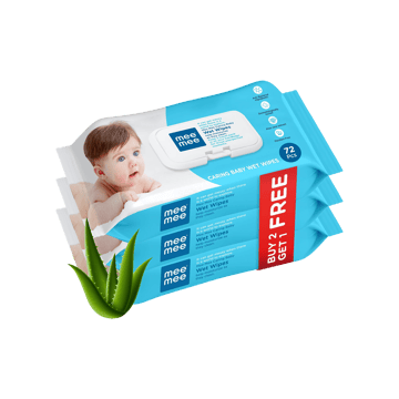 Mee Mee Caring Baby Wipes with Lid
