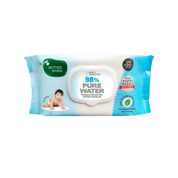 Mother Sparsh 98% Pure Water Baby Wipes