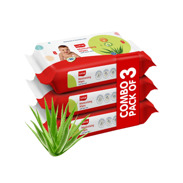 LuvLap Baby Wipes with Aloevera