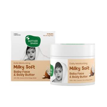 Mother Sparsh Milky Soft Face & Body Baby Moisturizer (Cream)
