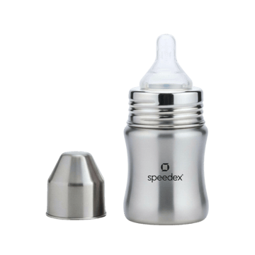 Speedex Stainless Steel Baby Feeding Bottle (Bliss Silver)