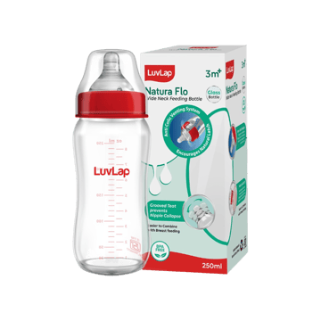 LuvLap Baby Feeding Bottle (Red)
