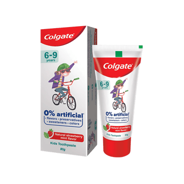 Colgate Natural Strawberry Mint Flavour Kids Toothpaste ((6-9 Years))