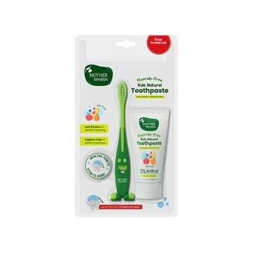 Mother Sparsh Mixed Fruit Kids Toothpaste (with Toothbrush)