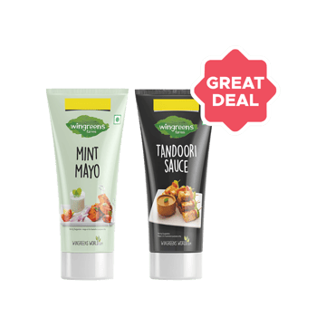 Wingreens Farms Mint Flavoured Mayonnaise + Tandoori Sauce Combo