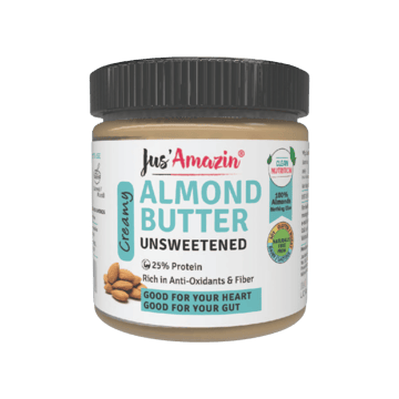 Jus'Amazin Creamy Unsweetened Almond Butter