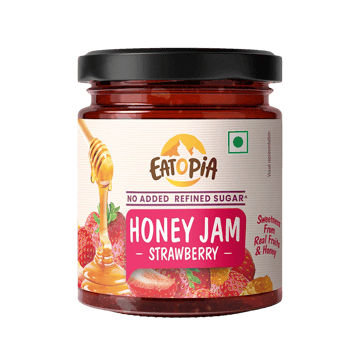 Eatopia Strawberry Honey Jam (No Refined Sugar)