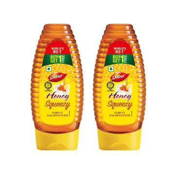 Dabur Honey Squezzy (No Sugar Adulteration) - Buy 1 Get 1 Free
