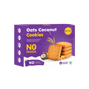 Let's Try Oats Coconut Cookies