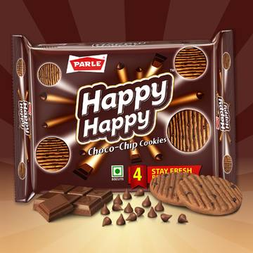 Parle Happy Happy Choco Chip Cookies