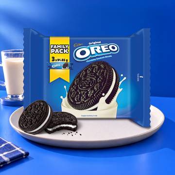 Oreo Vanilla Sandwich Cream Biscuits Family Pack