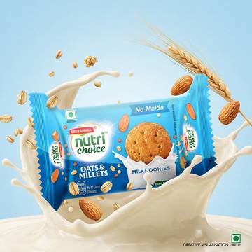 Britannia NutriChoice Oats Milk Biscuits