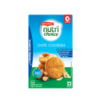 Britannia NutriChoice Oats Cookies (Diabetic Friendly)