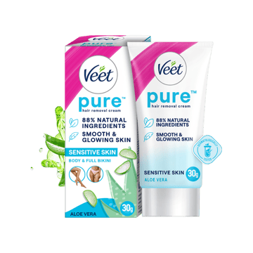 Veet Aloe Vera Sensitive Skin Hair Removal Cream (30 g)