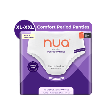 Nua Ultra-Absorbent Comfort Disposable Period Panty (XL - XXL)